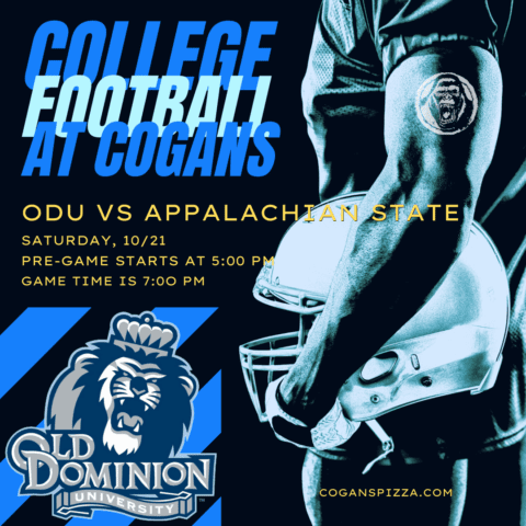 ODU vs Appalachian State Football Game @ Cogans, 10/21