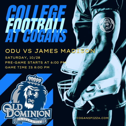 ODU vs James Madison Football Game @ Cogans, 10/28