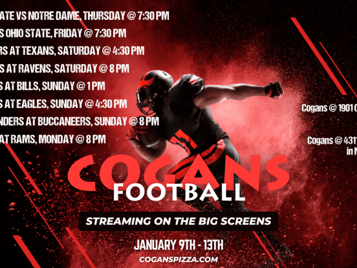 Cogans Football Playoffs, January 9-13 2025