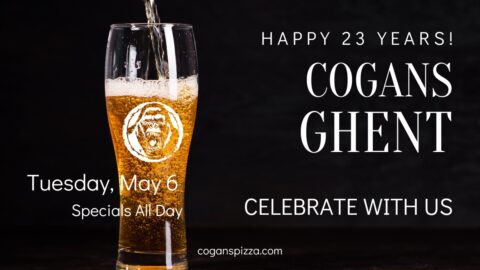 Cogans Pizza Ghent birthday 2025
