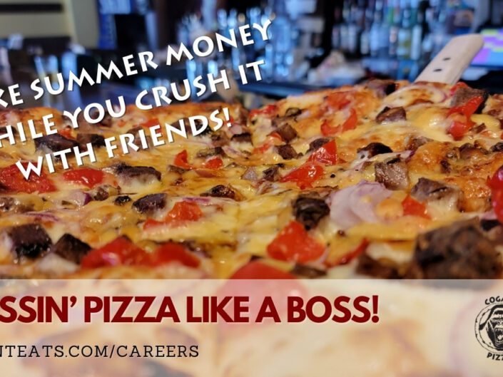Toss Dough, Stack Cash, and Join the Crew at Cogans Pizza