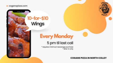 Crush 10-for-$10 Wings at North