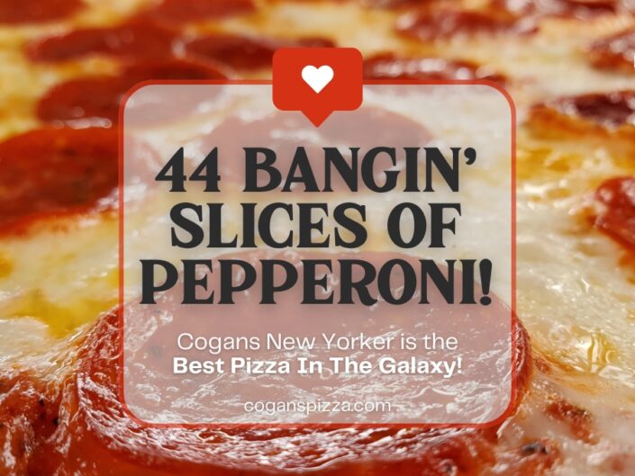44 Slices of Pepperoni Riding Shotgun on Our New Yorker Pizza