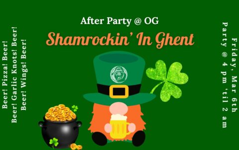 Shamrockin' in Ghent After-Party @ OG